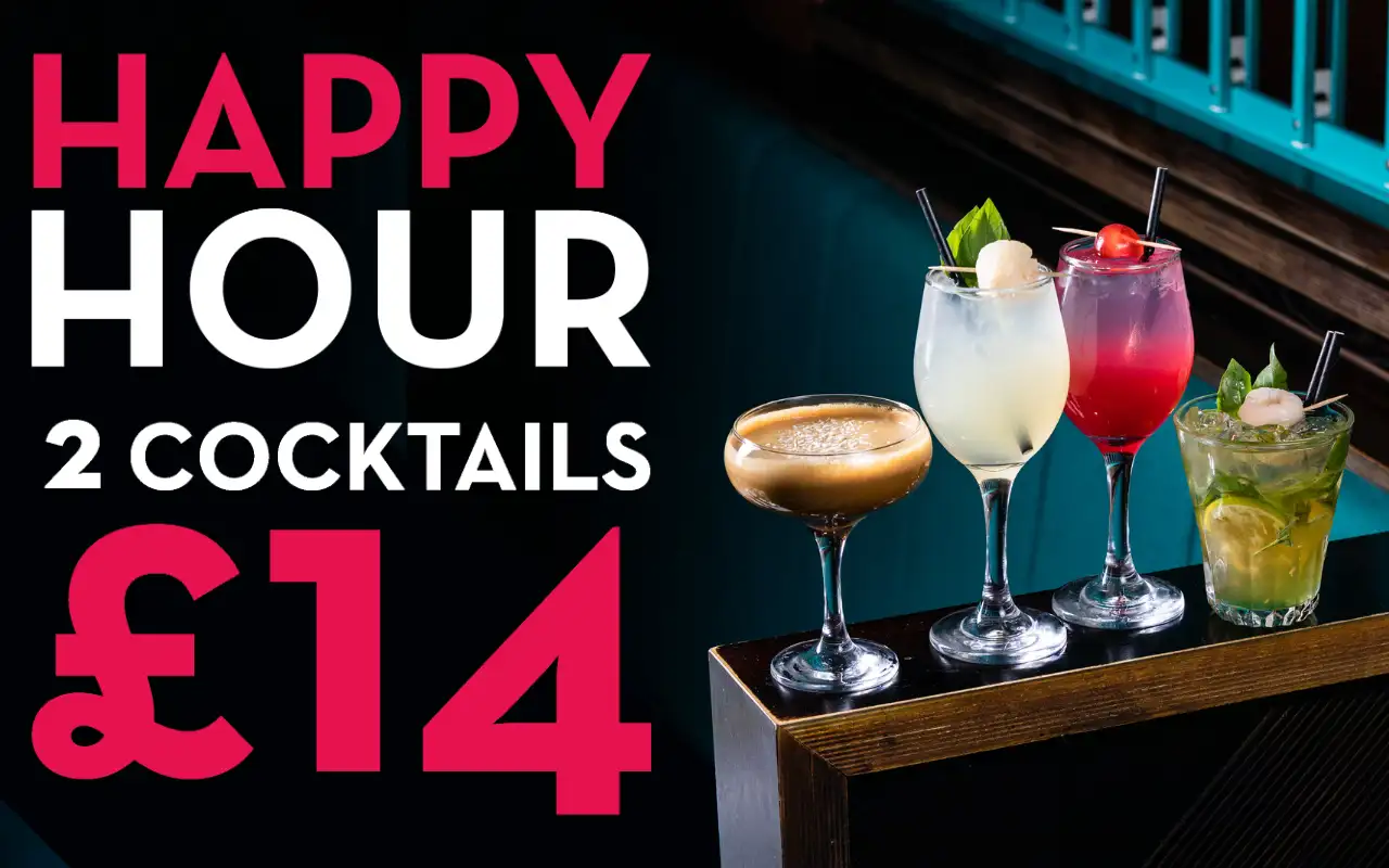 Tampopo Happy Hour: 2 Cocktails For £14