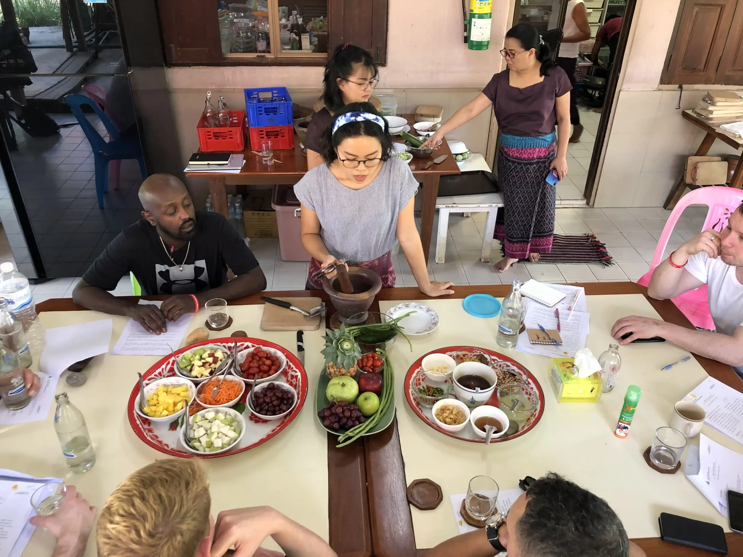 Our team at Pip’s Thai House cooking school!