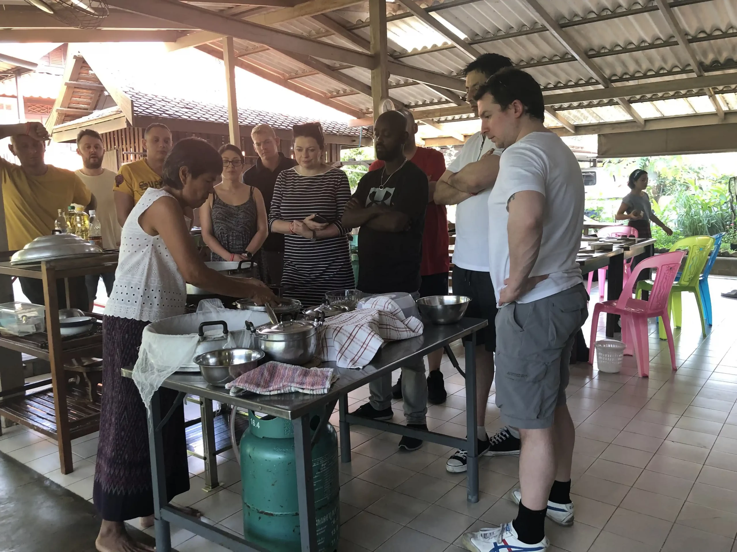 Our team at Pip’s Thai House cooking school!