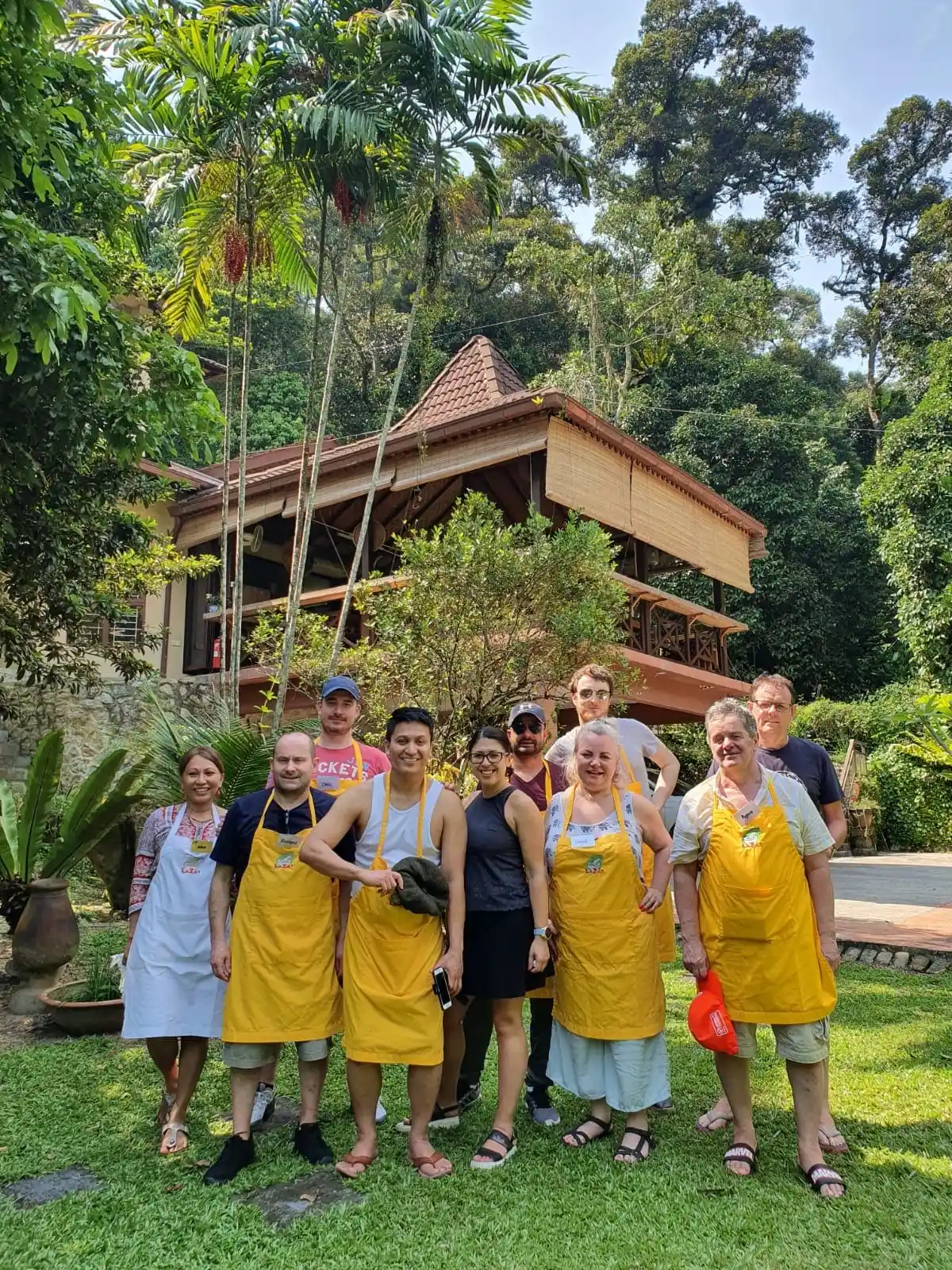 Our team at Lazat’s cooking school!